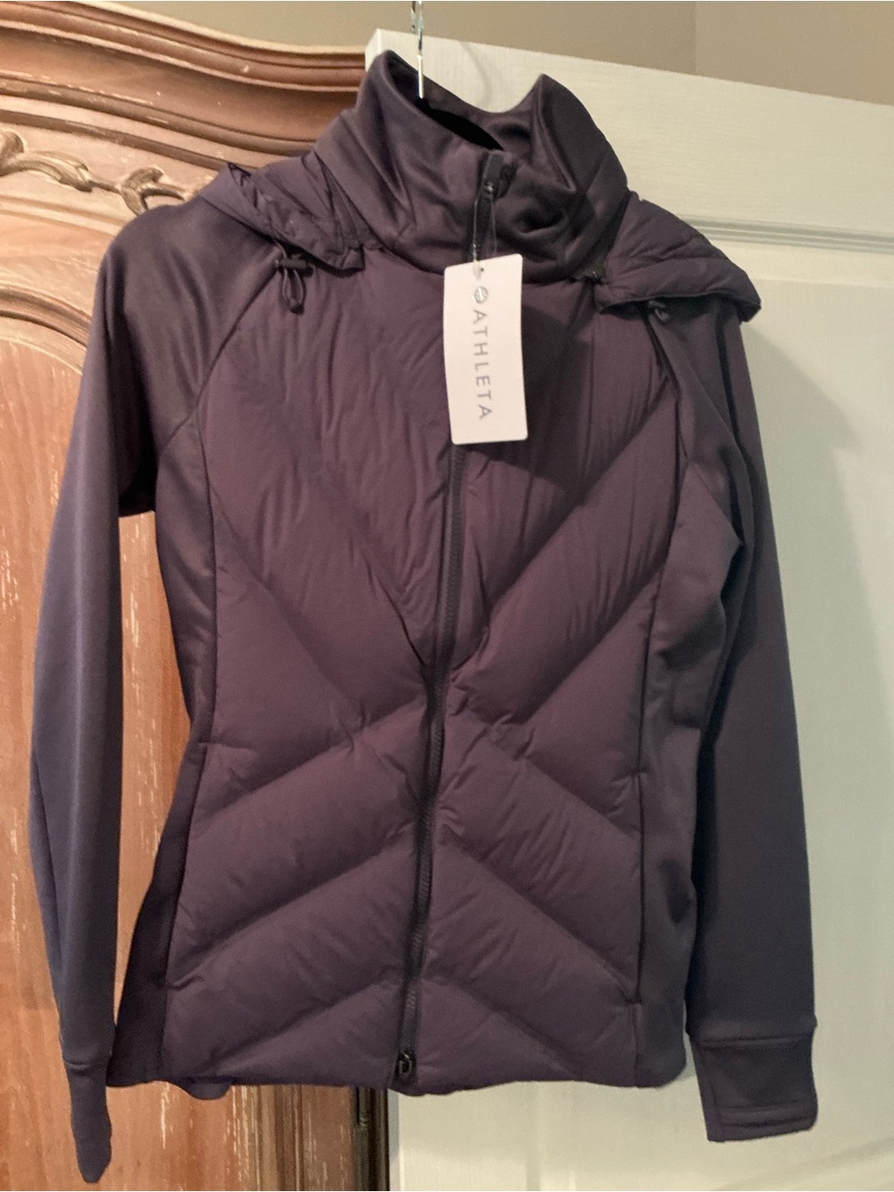‼️NWT Athleta Inlet Quilted Hooded Jacket